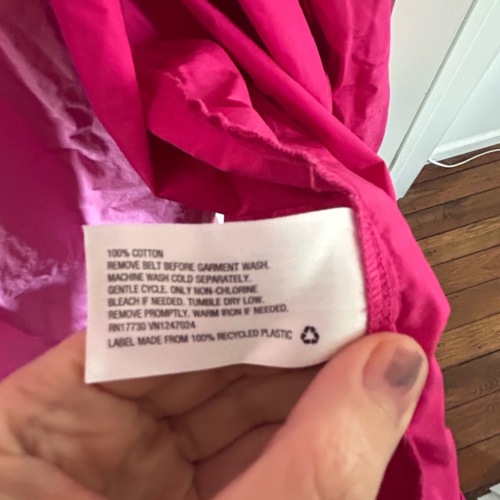 Christopher John Rogers Target Two-Tone Pink Button-Front Dress 16 - Picture 5 of 6
